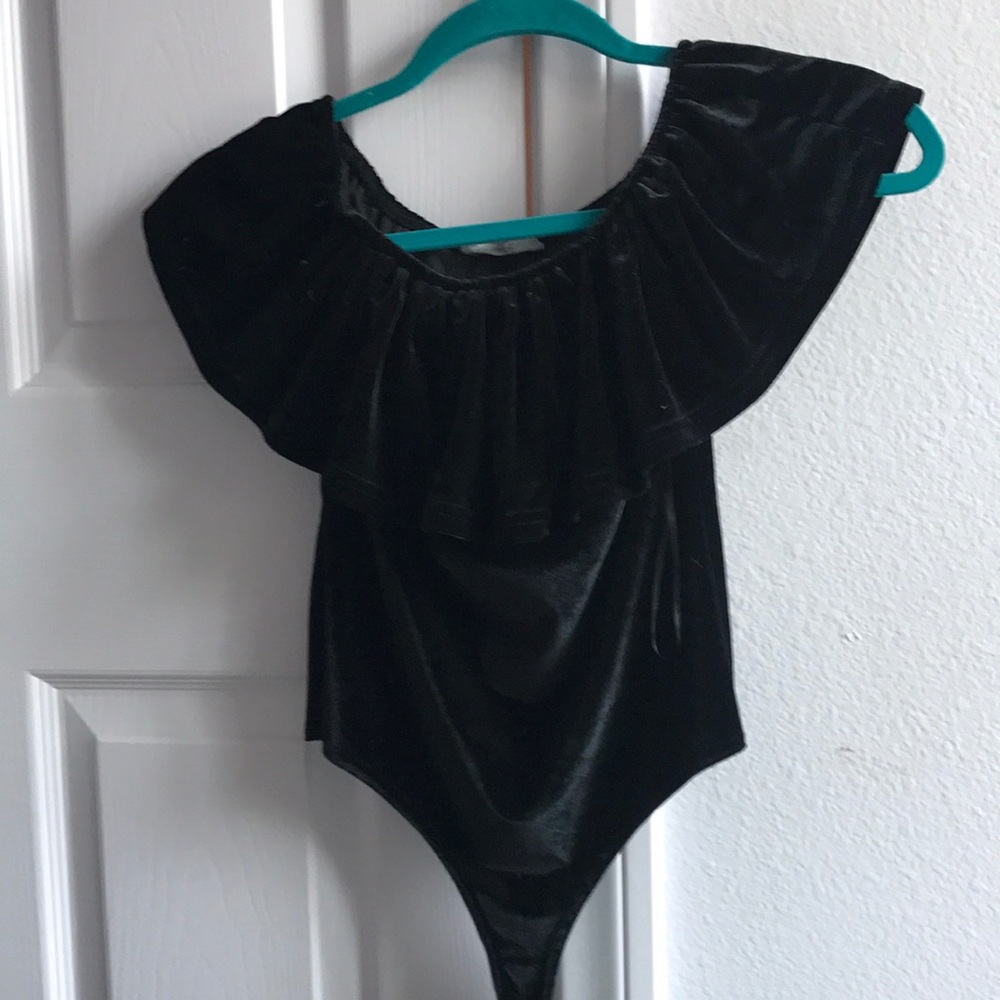 Off the shoulder body suit